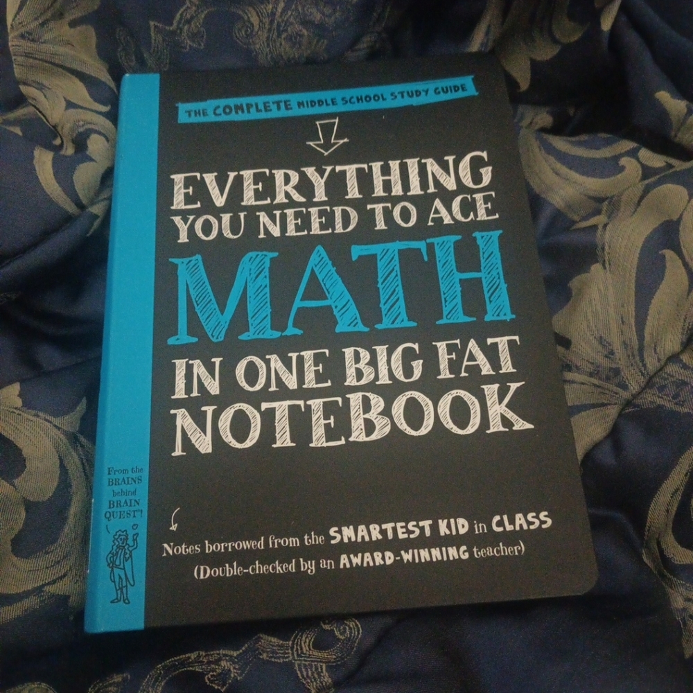 Black and Blue Math Notebook - Picture 2 of 7